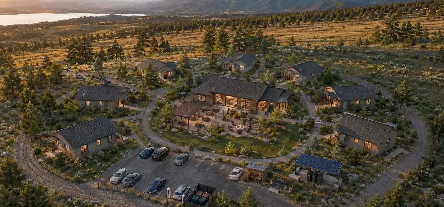 Small HALO micro community concept in Montana